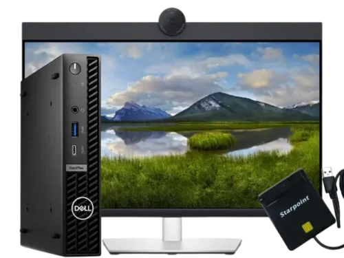 Pack Dell OptiPlex 7020 Micro + Monitor 23,8” + Lector DNI – Intel i5, 16GB, 512GB SSD, Win 11 Pro